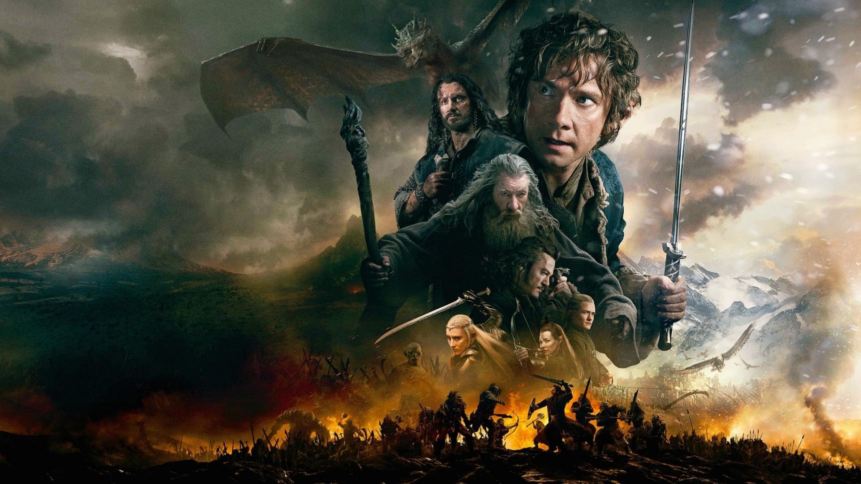 Fondo de pantalla de la película El hobbit: La batalla de los cinco ejércitos en Cuevana 3 gratis