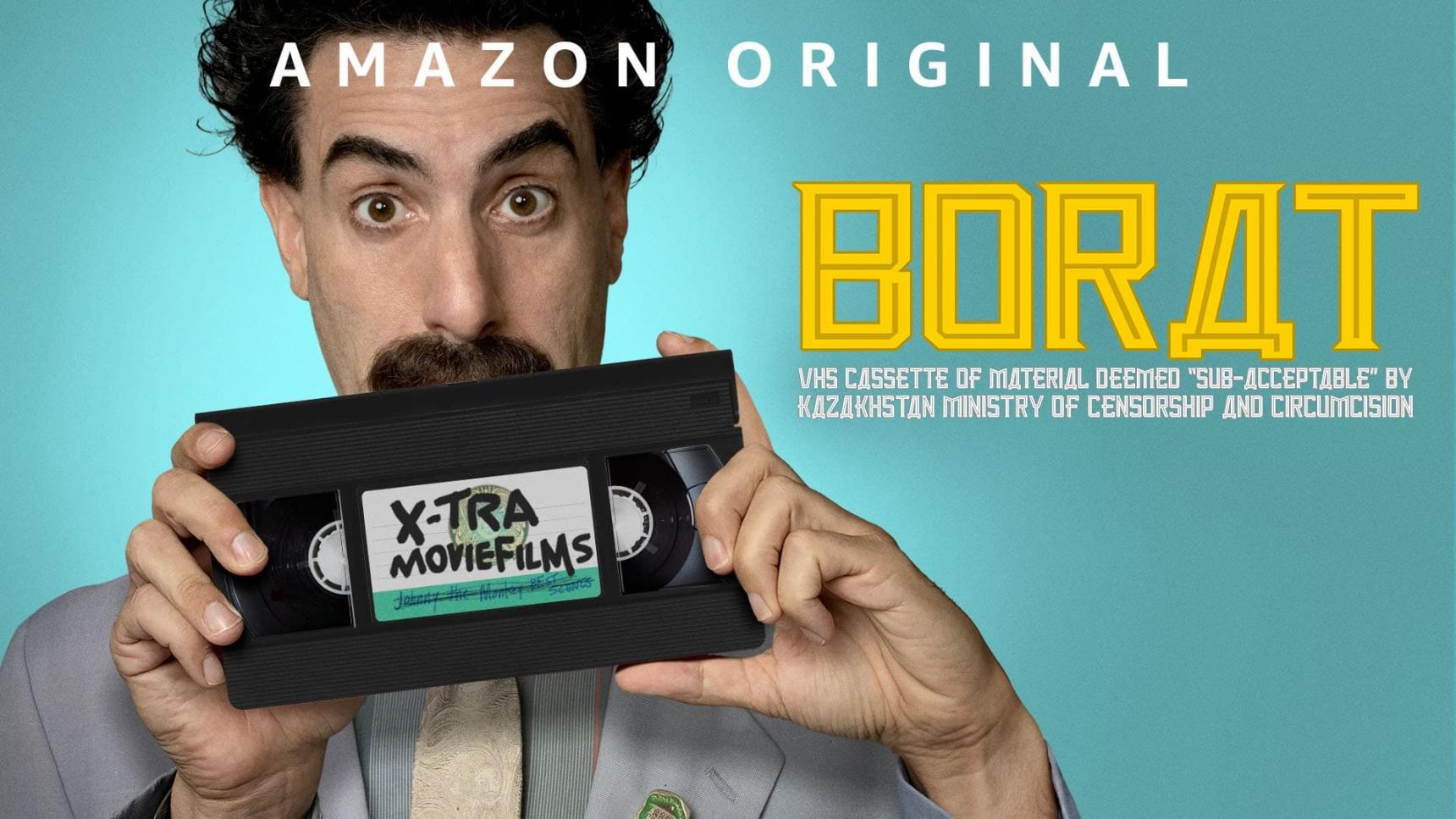 Fondo de pantalla de la película Borat: VHS Cassette of Material Deemed “Sub-acceptable” By Kazakhstan Ministry of Censorship and Circumcision en Cuevana 3 gratis