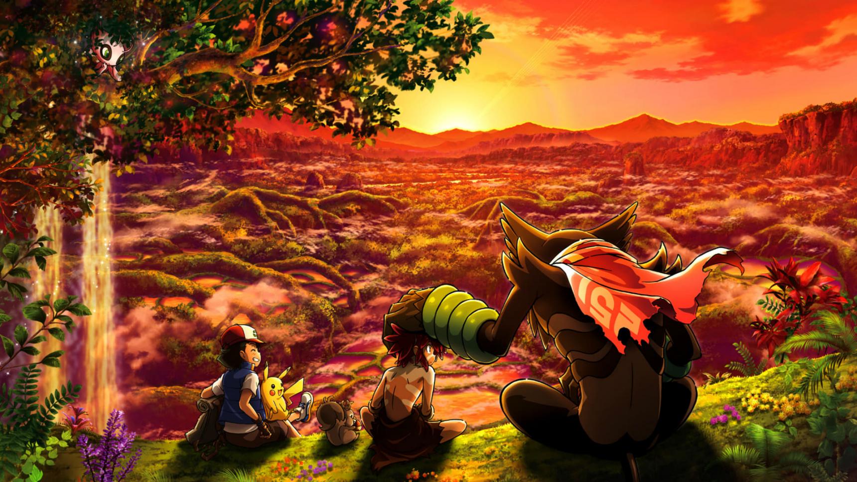 Fondo de pantalla de la película Pokémon: Los secretos de la selva en Cuevana 3 gratis