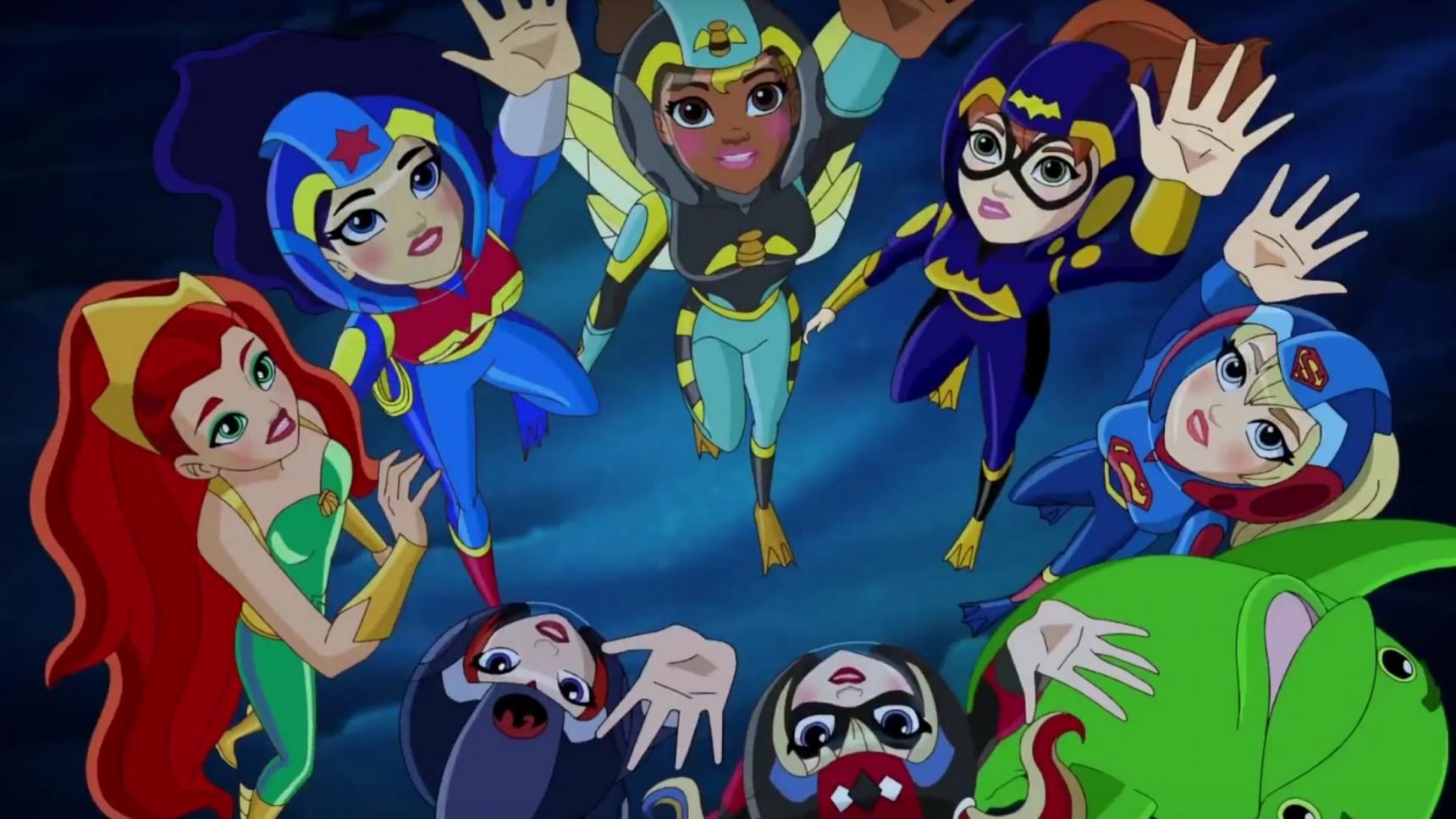 Fondo de pantalla de la película DC Super Hero Girls: Leyendas de la Atlántida en Cuevana 3 gratis