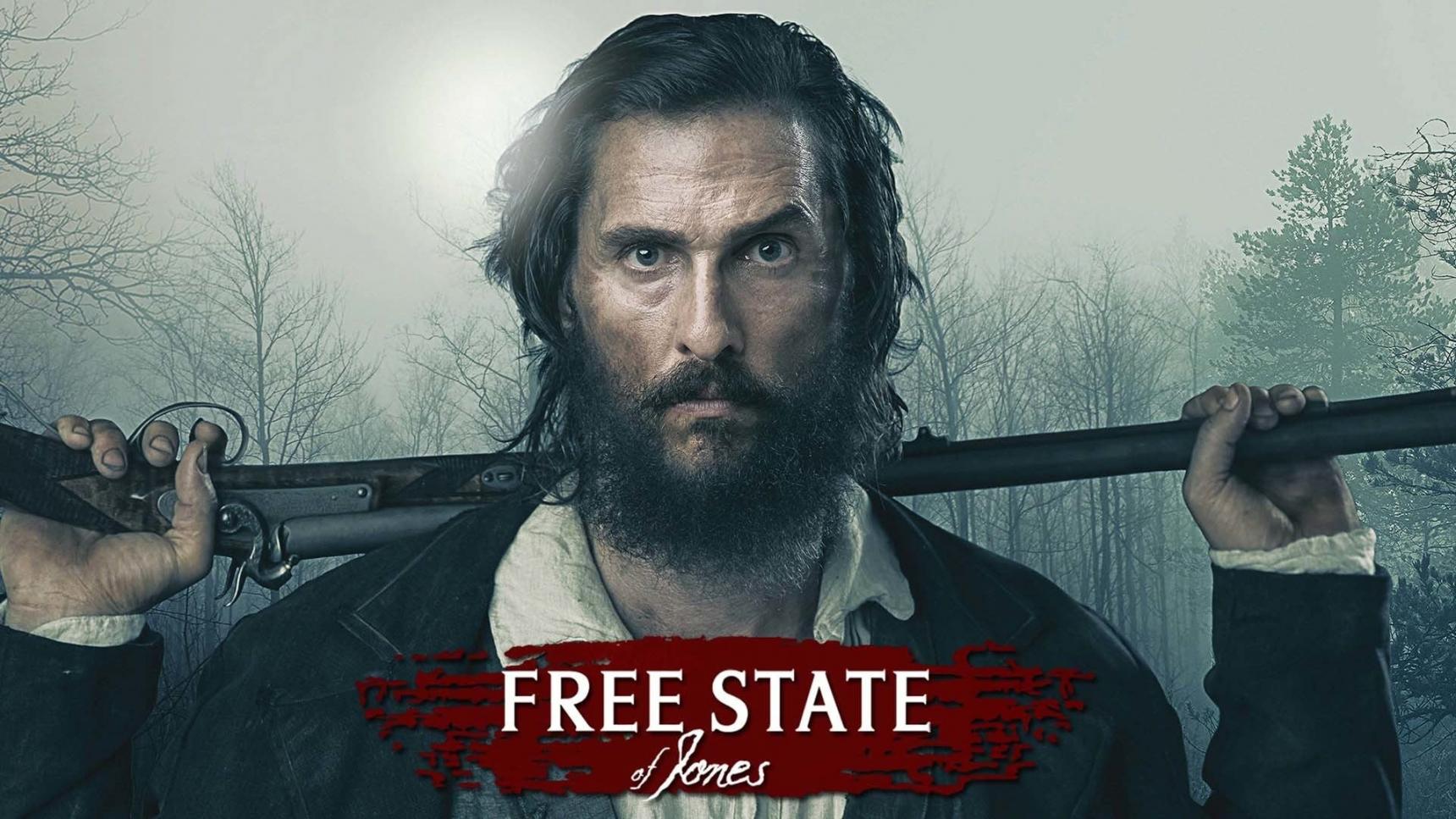 Fondo de pantalla de la película Los hombres libres de Jones en Cuevana 3 gratis
