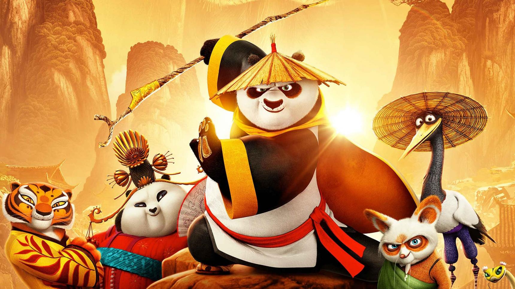 Fondo de pantalla de la película Kung Fu Panda 3 en Cuevana 3 gratis