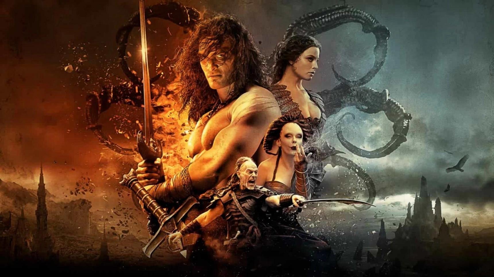 Fondo de pantalla de la película Conan el bárbaro en Cuevana 3 gratis