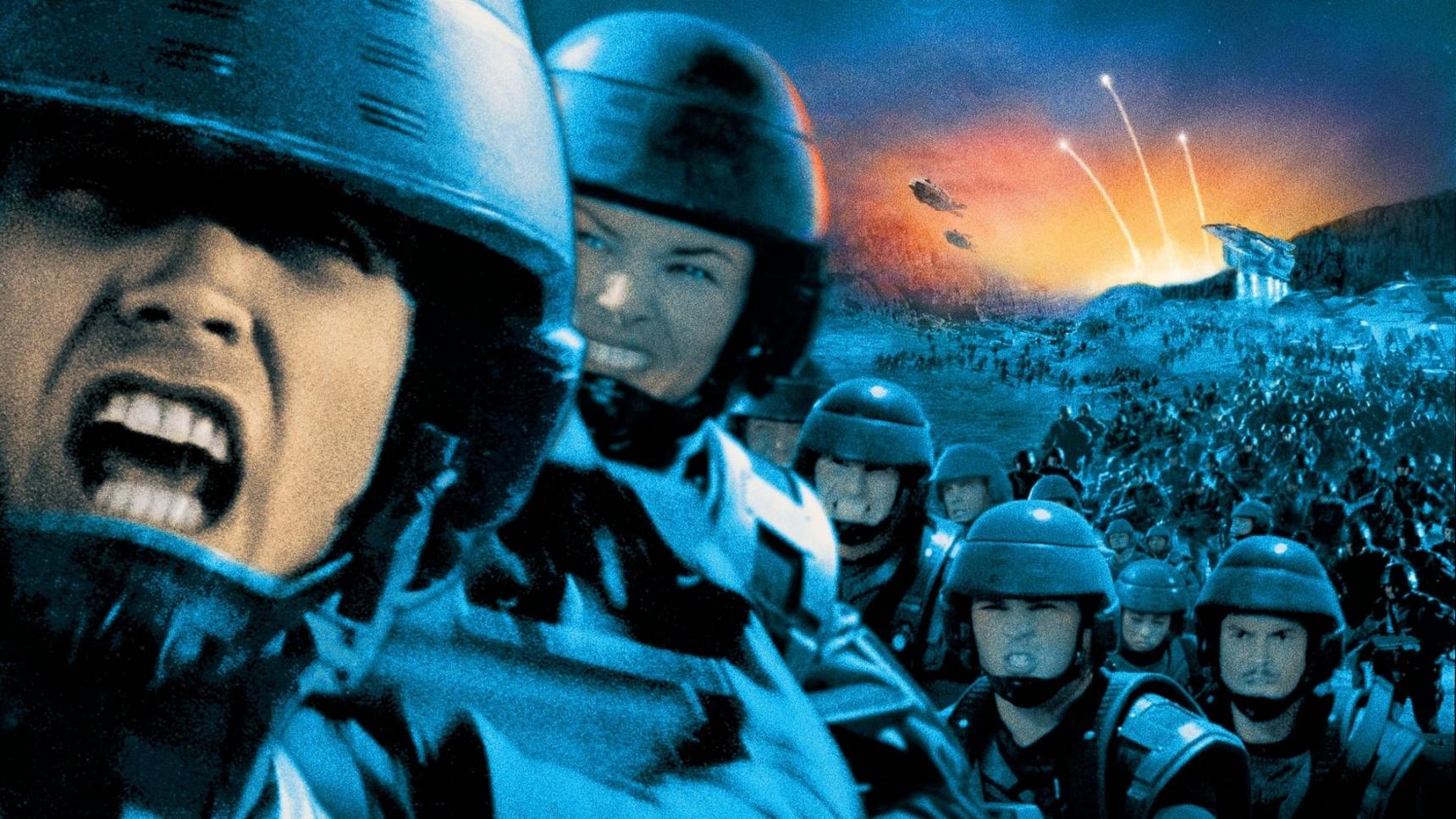 Fondo de pantalla de la película Starship Troopers (Las brigadas del espacio) en Cuevana 3 gratis