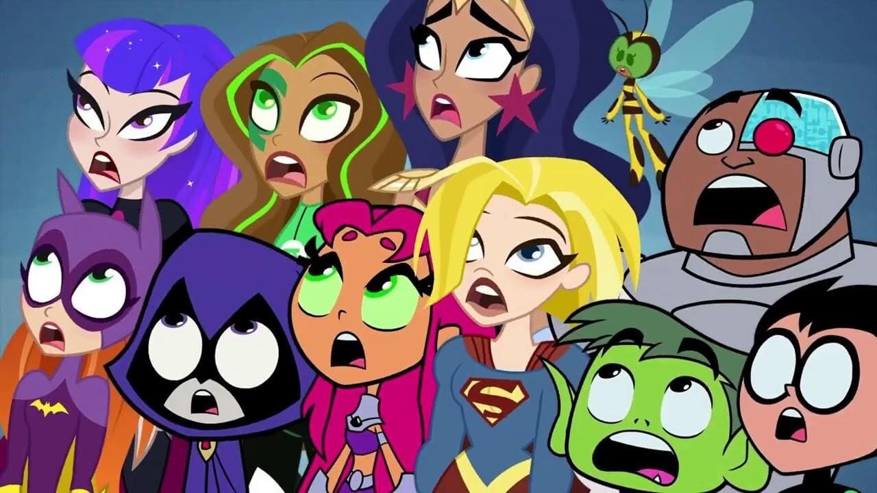 Fondo de pantalla de la película ¡Los Jóvenes Titanes en Acción! y DC Super Hero Girls: Caos en el Multiverso en Cuevana 3 gratis