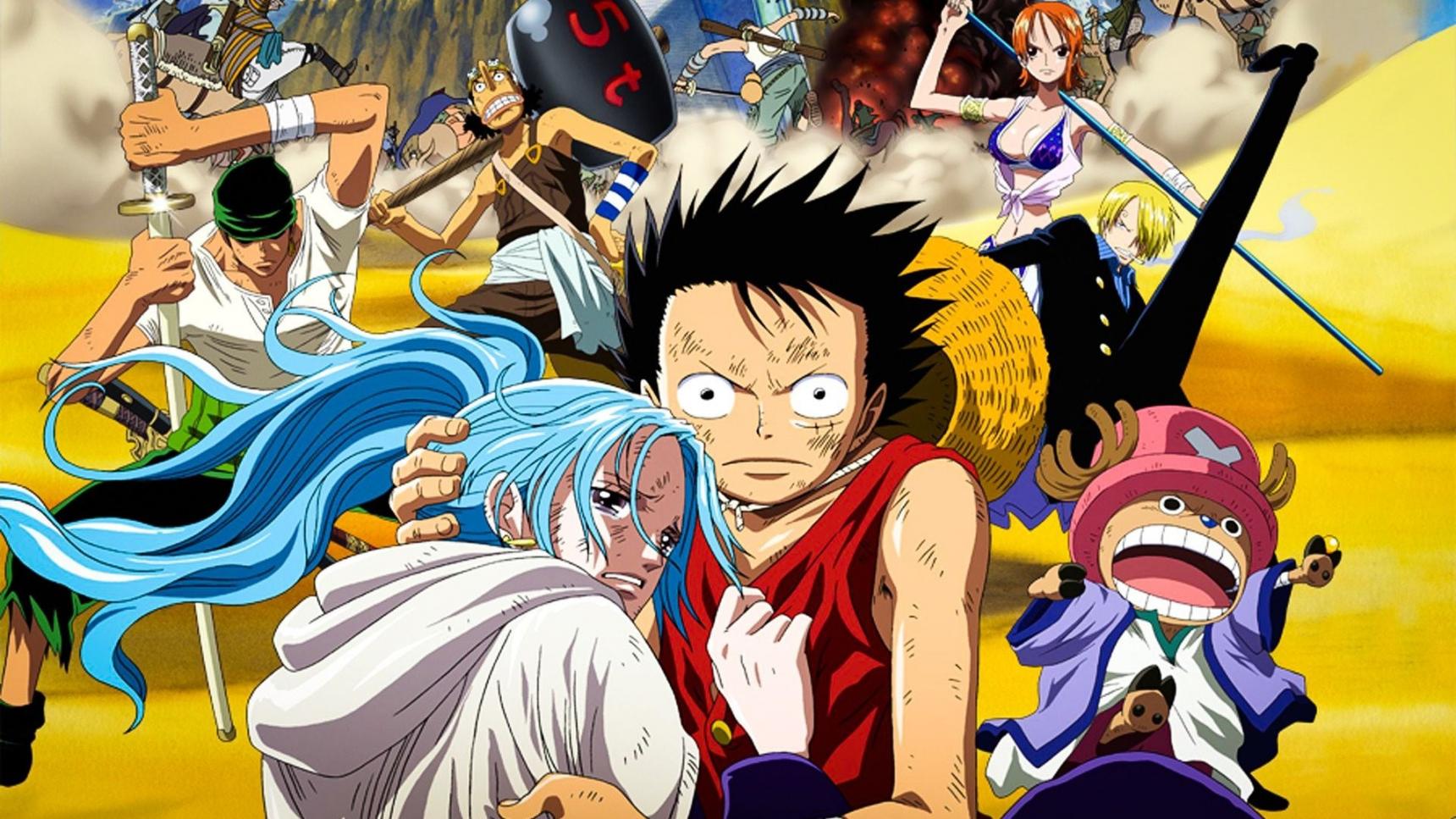 Fondo de pantalla de la película One Piece: Saga de Arabasta - Los Piratas y la Princesa del Desierto en Cuevana 3 gratis
