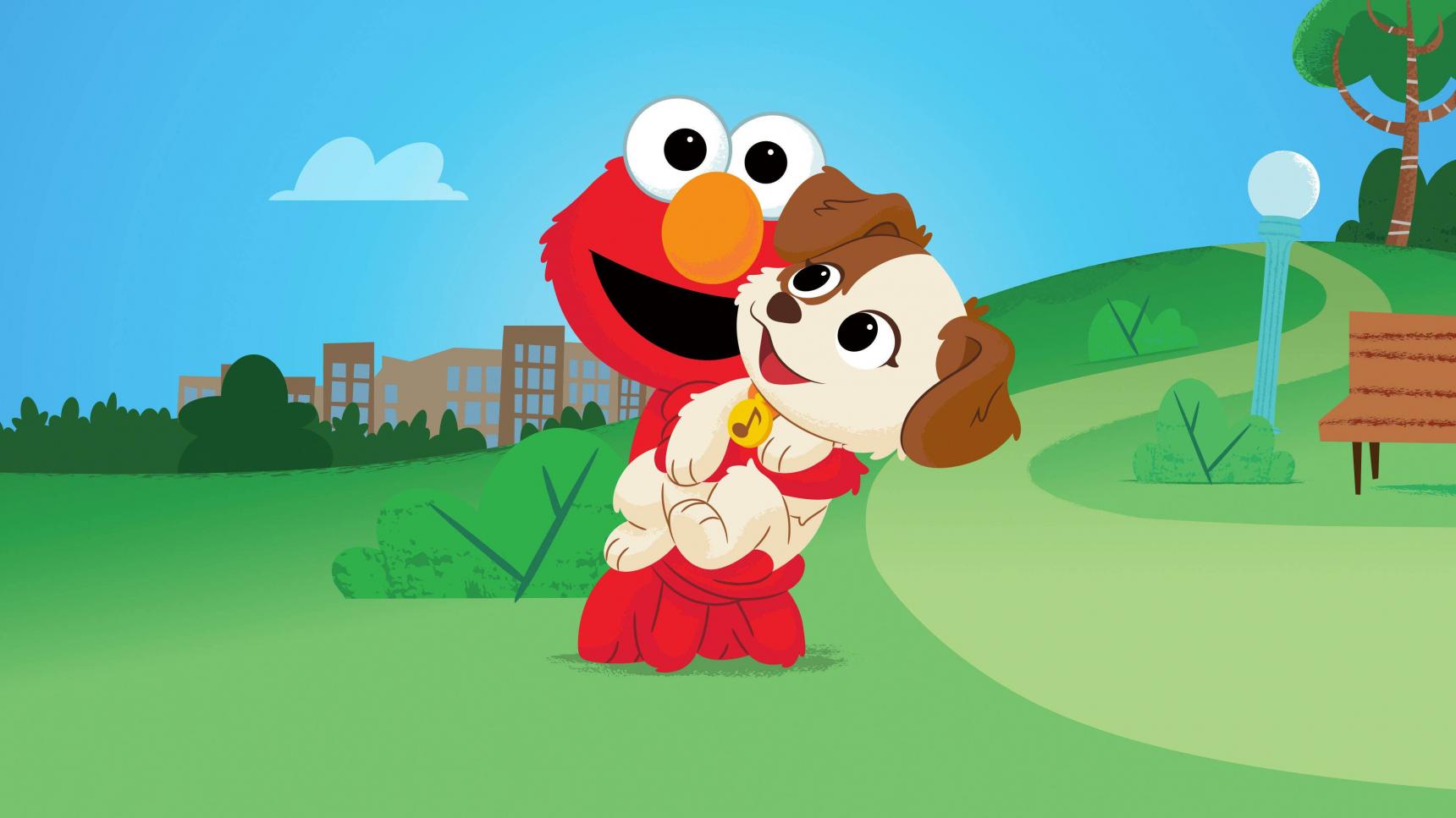 Fondo de pantalla de la película Amigos Peludos por Siempre: Elmo y su Nuevo Perrito en Cuevana 3 gratis