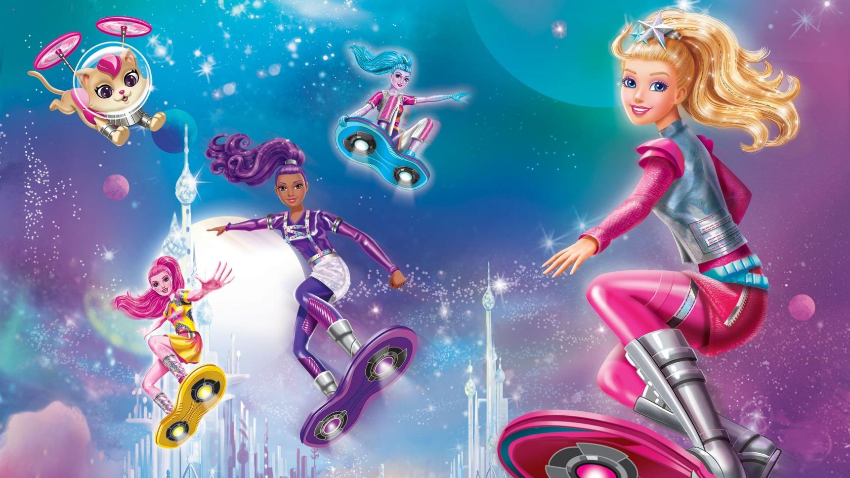 Fondo de pantalla de la película Barbie: Aventura en el Espacio en Cuevana 3 gratis