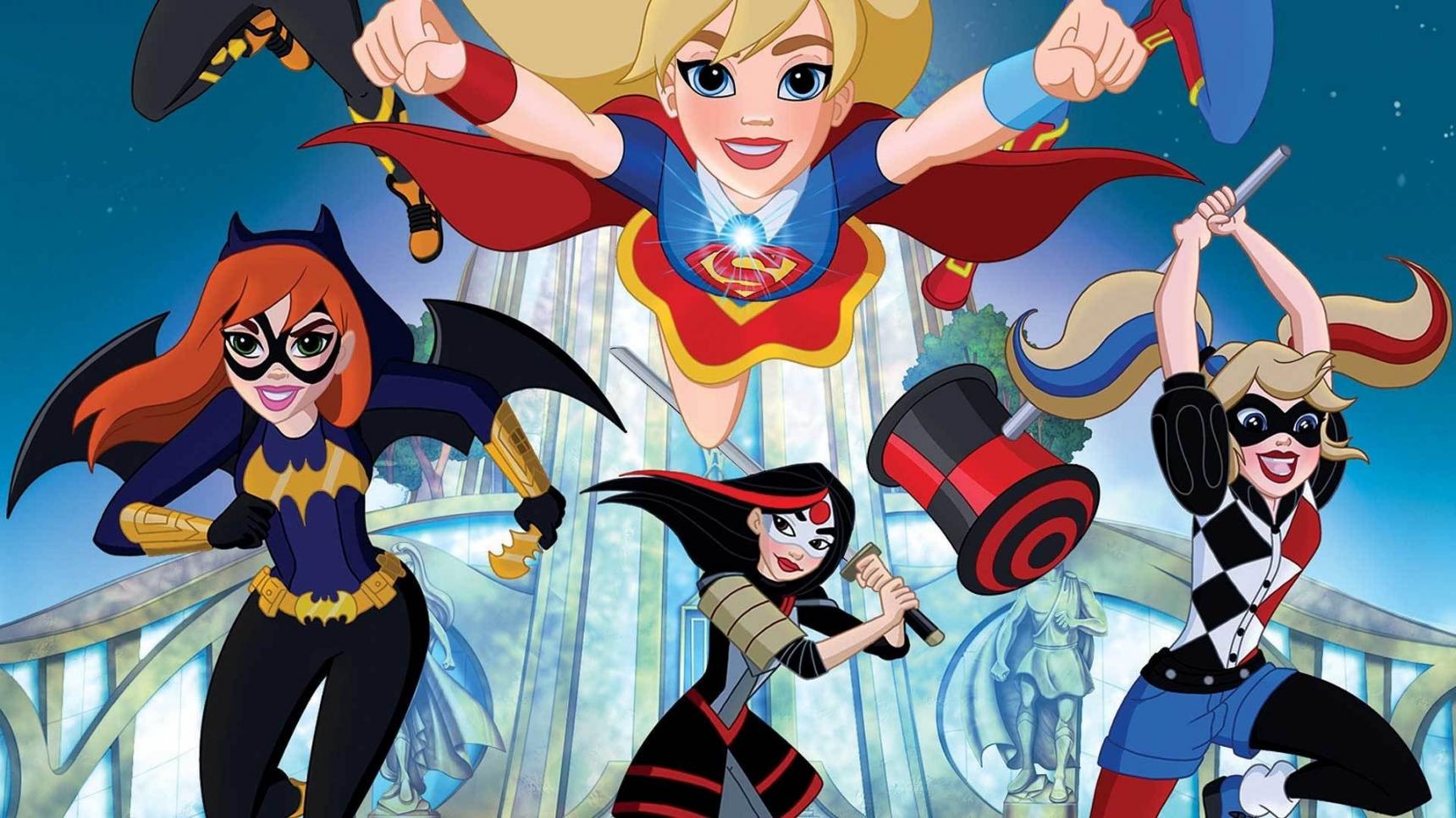 Fondo de pantalla de la película DC Superhero girls: Héroe del año en Cuevana 3 gratis
