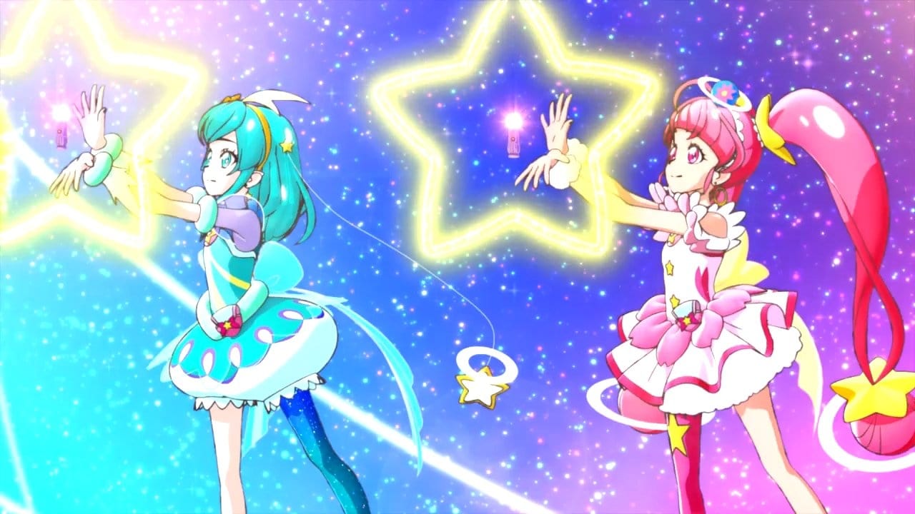 Fondo de pantalla de la película Star☆Twinkle Precure the Movie: Wish Upon a Song of Stars. en Cuevana 3 gratis