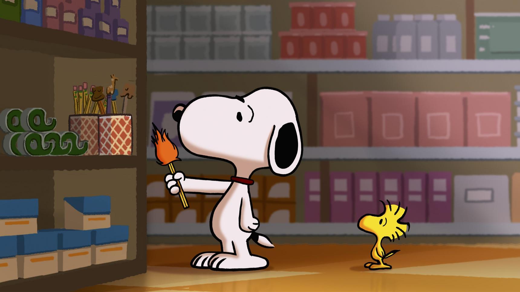 poster de Snoopy presenta: El cole de Lucy