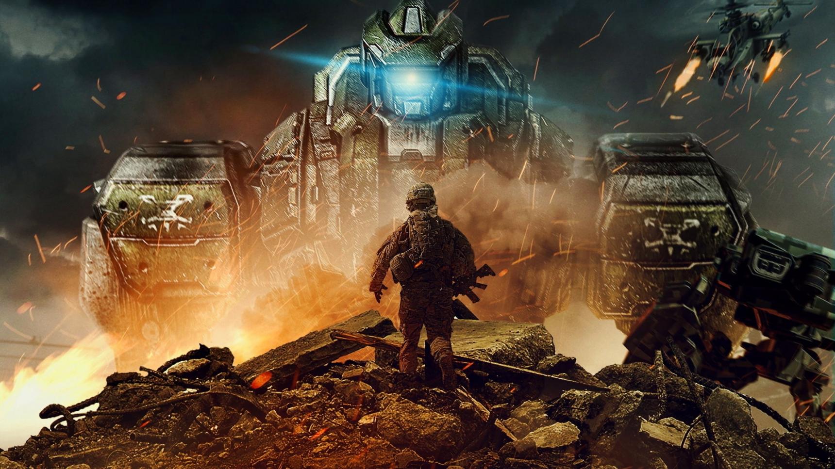 Fondo de pantalla de la película Robot Riot en Cuevana 3 gratis