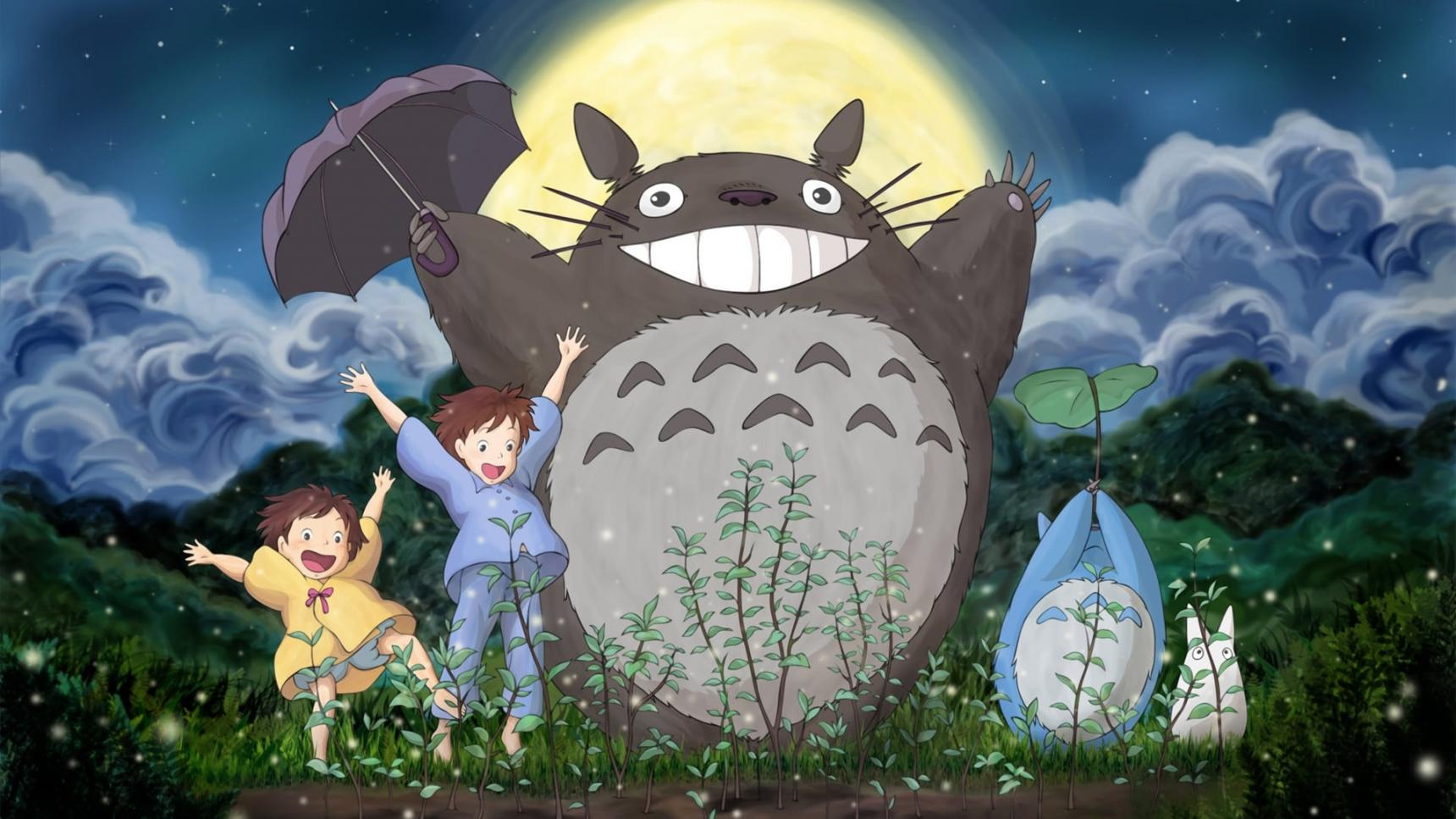 Fondo de pantalla de la película Mi vecino Totoro en Cuevana 3 gratis