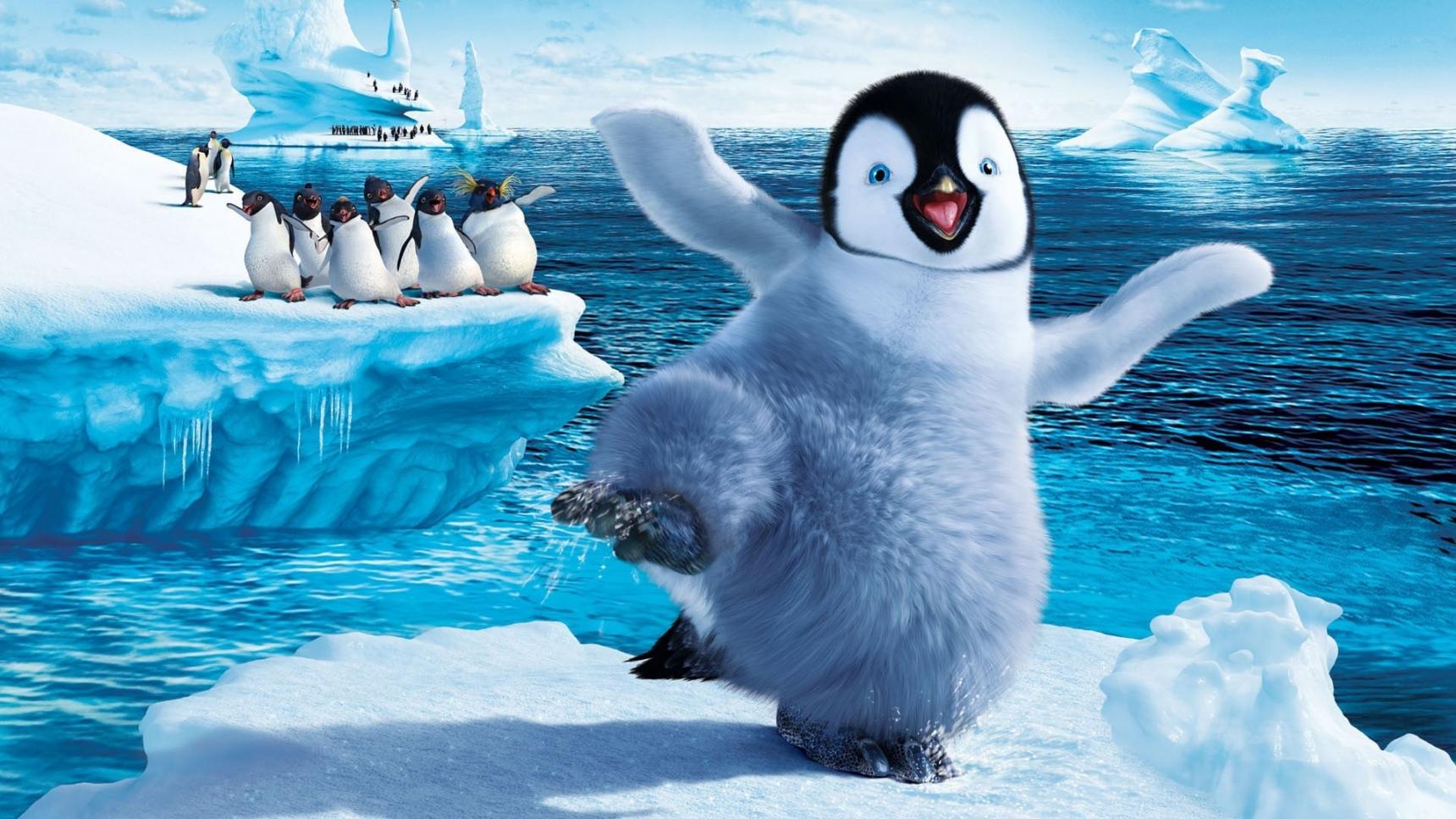 Fondo de pantalla de la película Happy Feet: Rompiendo el hielo en Cuevana 3 gratis