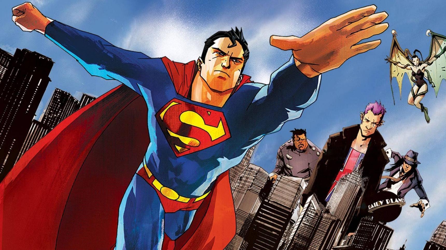 Fondo de pantalla de la película Superman vs. La Élite en Cuevana 3 gratis