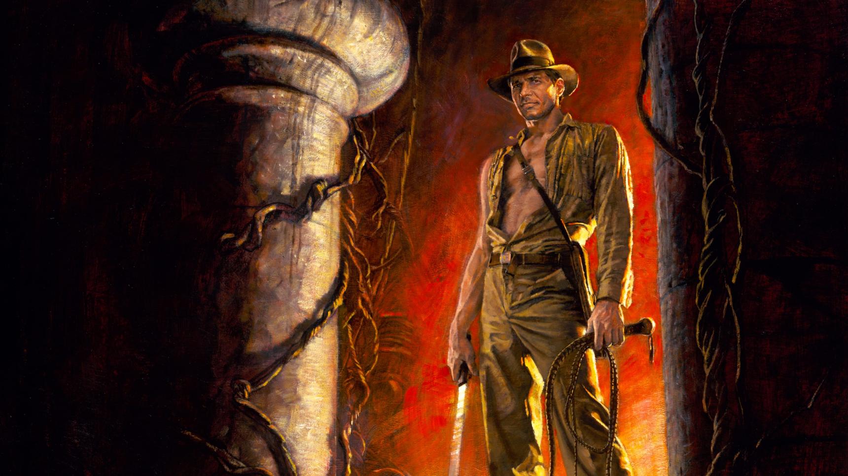 poster de Indiana Jones y el templo maldito