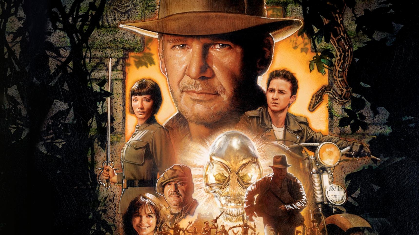 Fondo de pantalla de la película Indiana Jones y el reino de la calavera de cristal en Cuevana 3 gratis