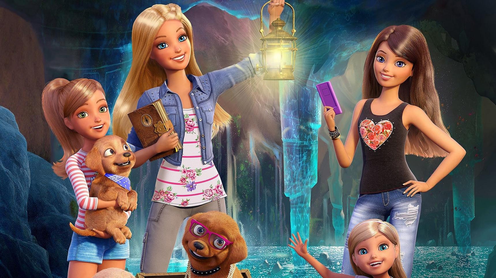 Fondo de pantalla de la película Barbie y sus hermanas: Perritos en busca del tesoro en Cuevana 3 gratis