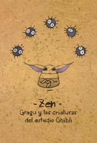 Poster Zen - Grogu and Dust Bunnies